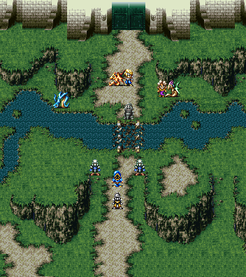 バハムートラグーン 序章のマップ