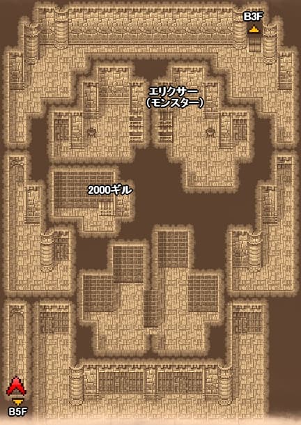 カルナック城B4F