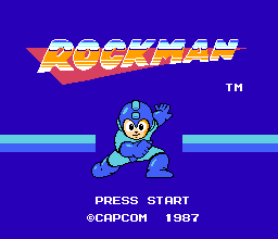 ロックマン攻略 タイトル画面