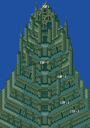 ロマサガ3 神王の塔外観
